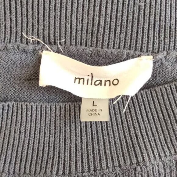 Milano Blue Crew Neck Sweater Large - Picture 4 of 5